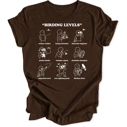 Birding Levels Unisex T-Shirt - Wild Spirit