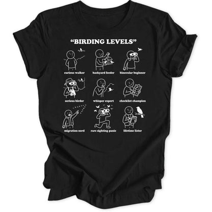 Birding Levels Unisex T-Shirt - Wild Spirit