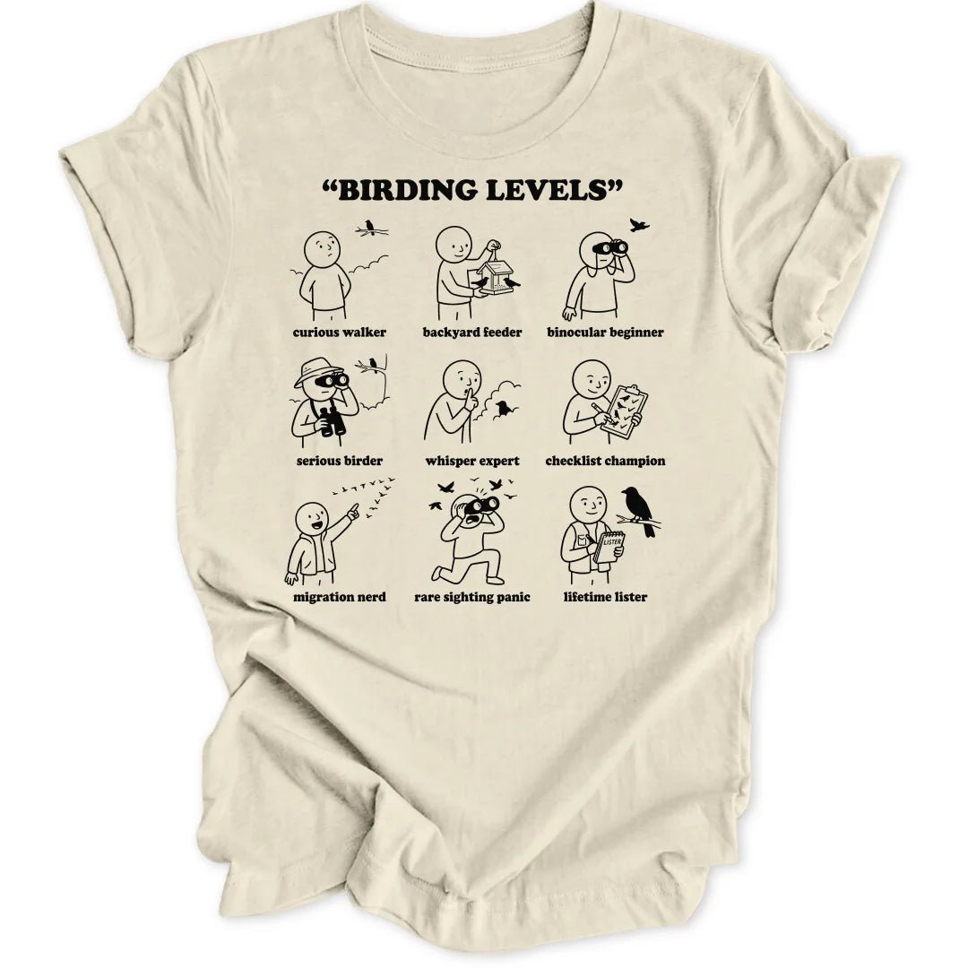 Birding Levels Unisex T-Shirt - Wild Spirit