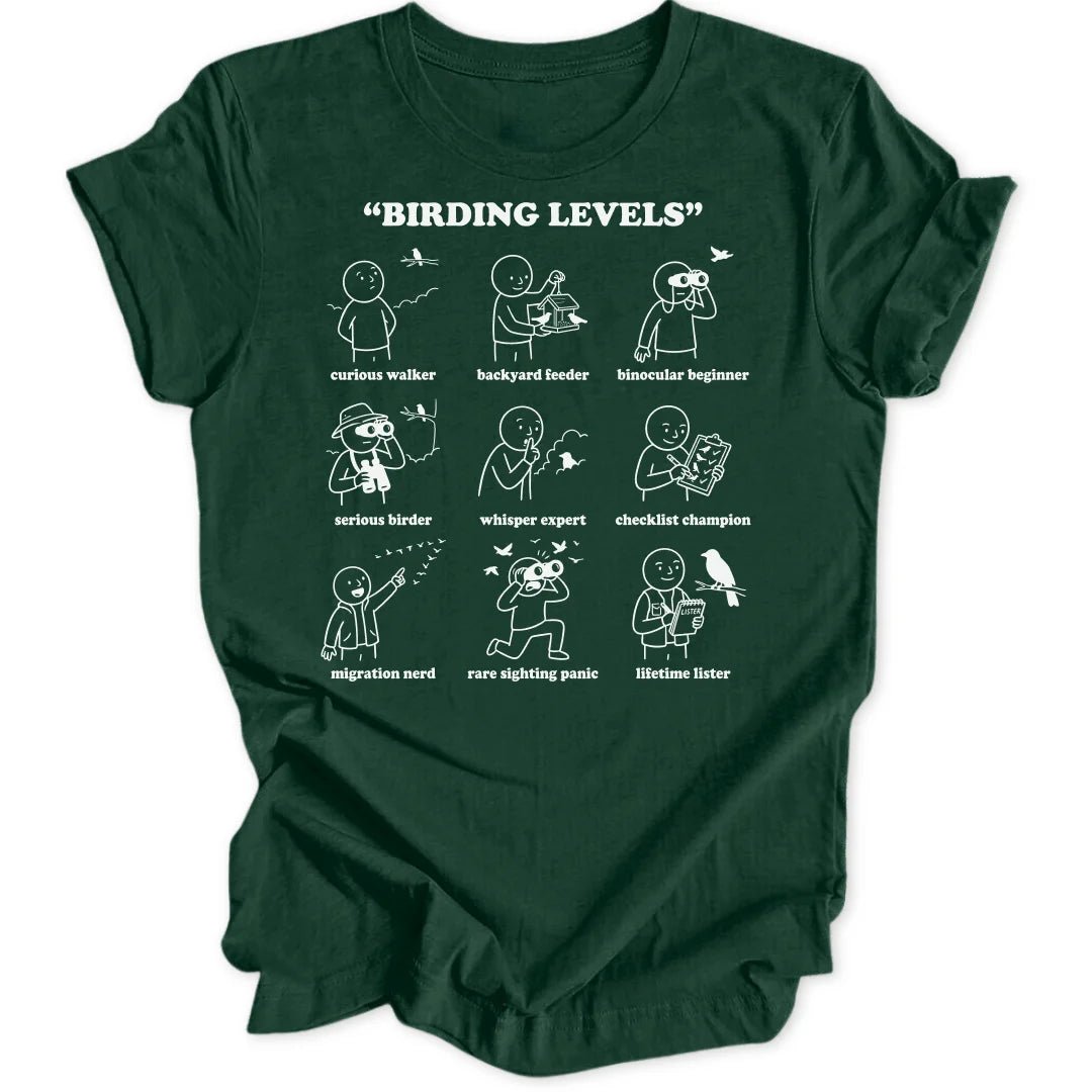 Birding Levels Unisex T-Shirt - Wild Spirit