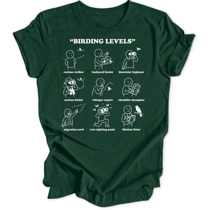 Birding Levels Unisex T-Shirt - Wild Spirit
