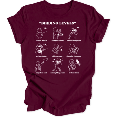 Birding Levels Unisex T-Shirt - Wild Spirit