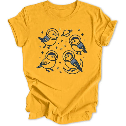 Birds In Space Unisex T-Shirt - Wild Spirit