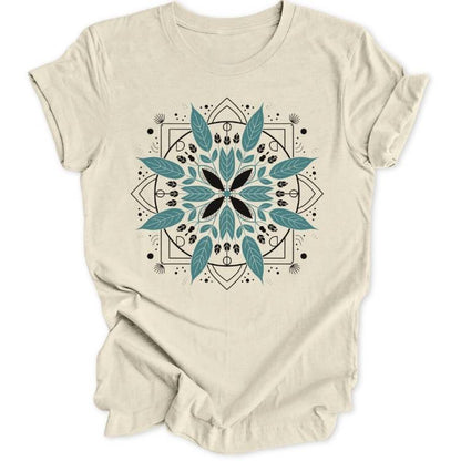 Blatt Mandala Unisex T-Shirt - Wild Spirit