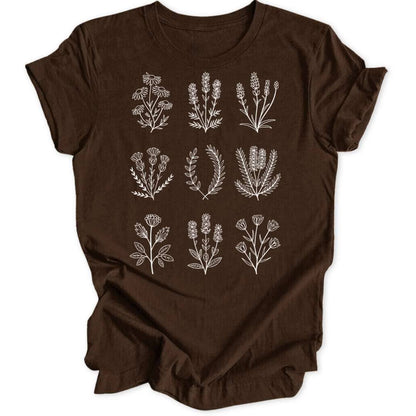 Blooming Grid Unisex T-Shirt - Wild Spirit