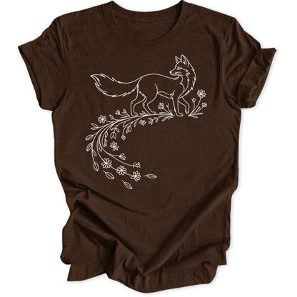Blumen Fuchs Unisex T-Shirt - Wild Spirit