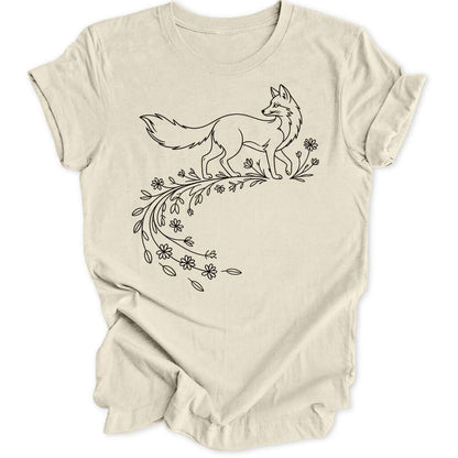 Blumen Fuchs Unisex T-Shirt - Wild Spirit