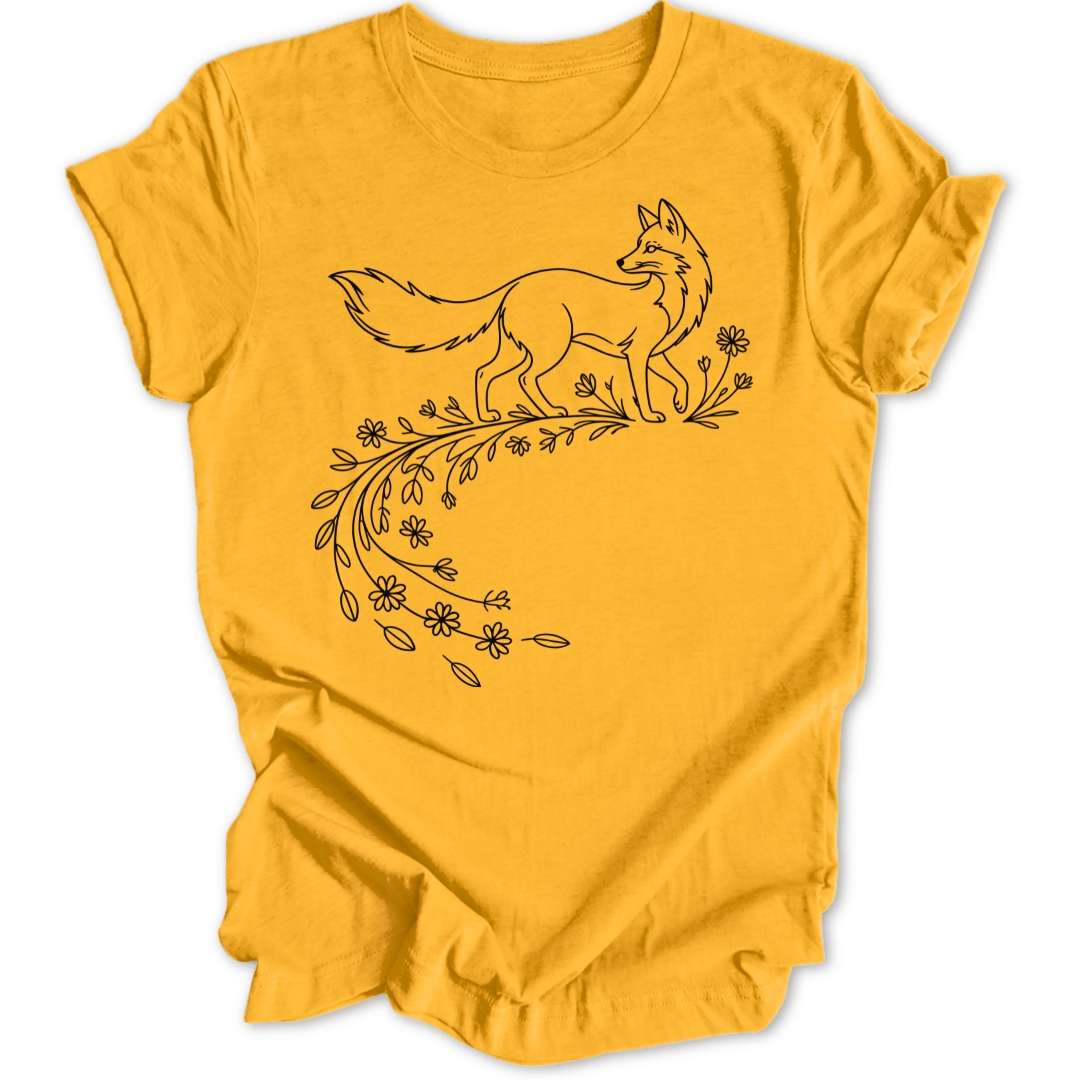 Blumen Fuchs Unisex T-Shirt - Wild Spirit