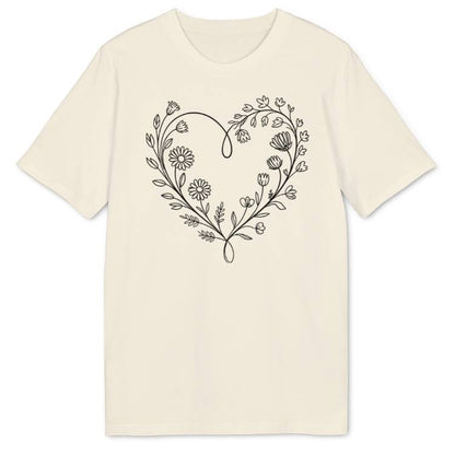 Blumenherz Bio T-Shirt - Wild Spirit