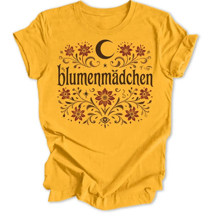Blumenmädchen Mond Unisex T-Shirt - Wild Spirit