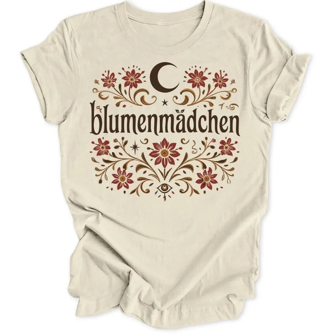 Blumenmädchen Mond Unisex T-Shirt - Wild Spirit