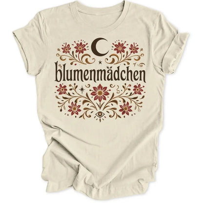 Blumenmädchen Mond Unisex T-Shirt - Wild Spirit