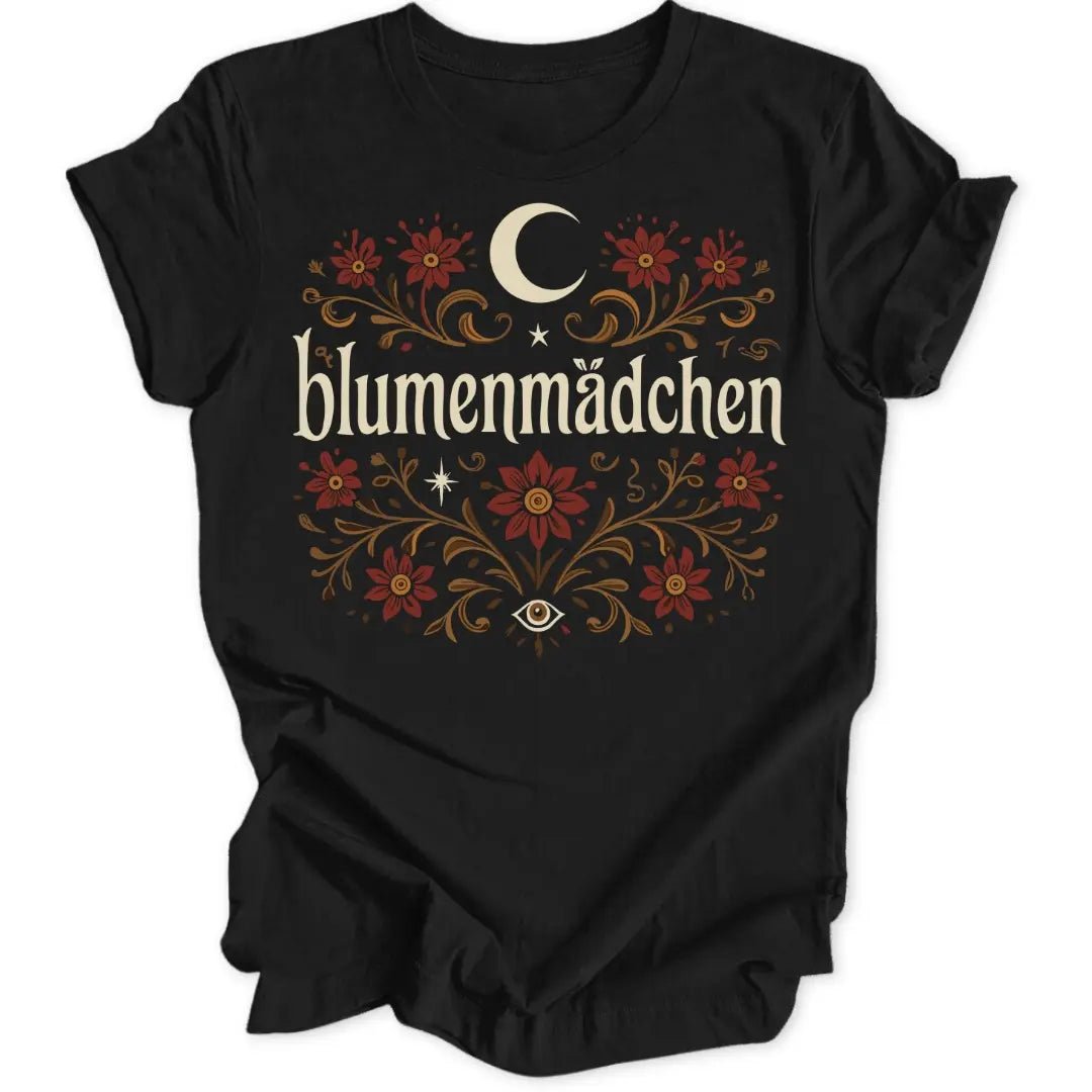 Blumenmädchen Mond Unisex T-Shirt - Wild Spirit