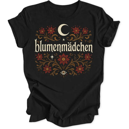 Blumenmädchen Mond Unisex T-Shirt - Wild Spirit