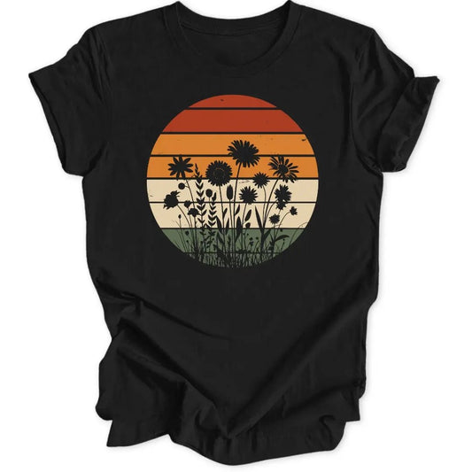 Blumenstreifen Unisex T-Shirt - Wild Spirit