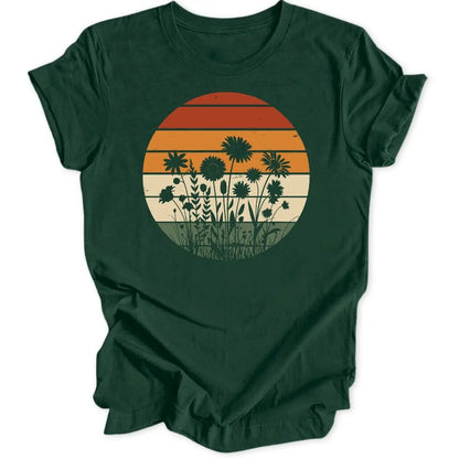 Blumenstreifen Unisex T-Shirt - Wild Spirit