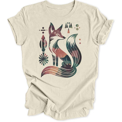 Boho Fox T-Shirt T-Shirt Natur / S