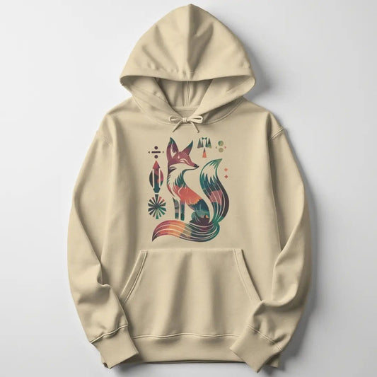 Boho Fox Unisex Hoodie - Wild Spirit