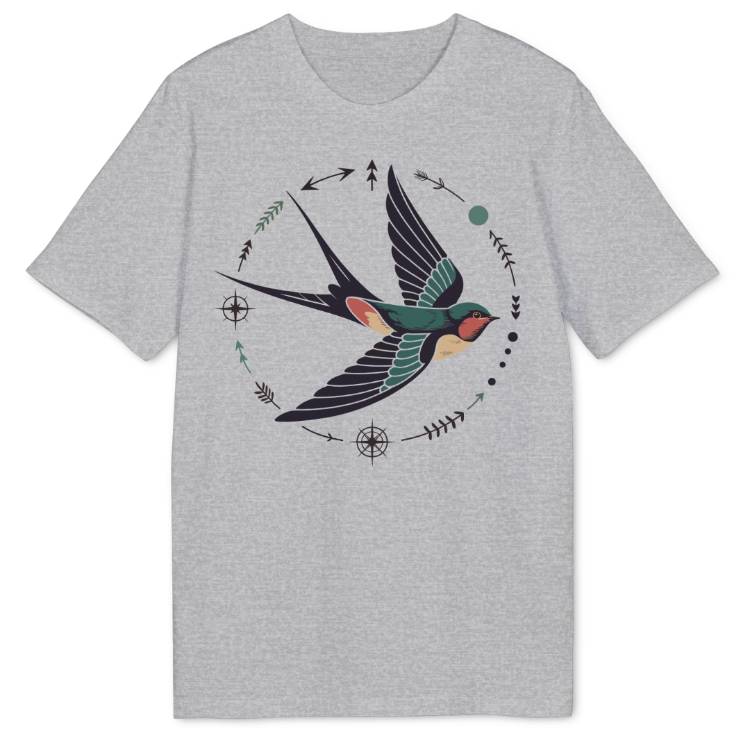 Boho Schwalbe Bio T-Shirt - Wild Spirit