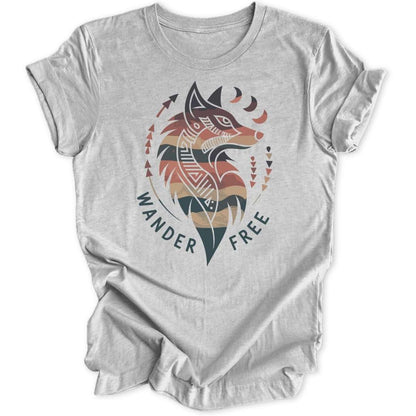 Boho Wolf Unisex T-Shirt - Wild Spirit