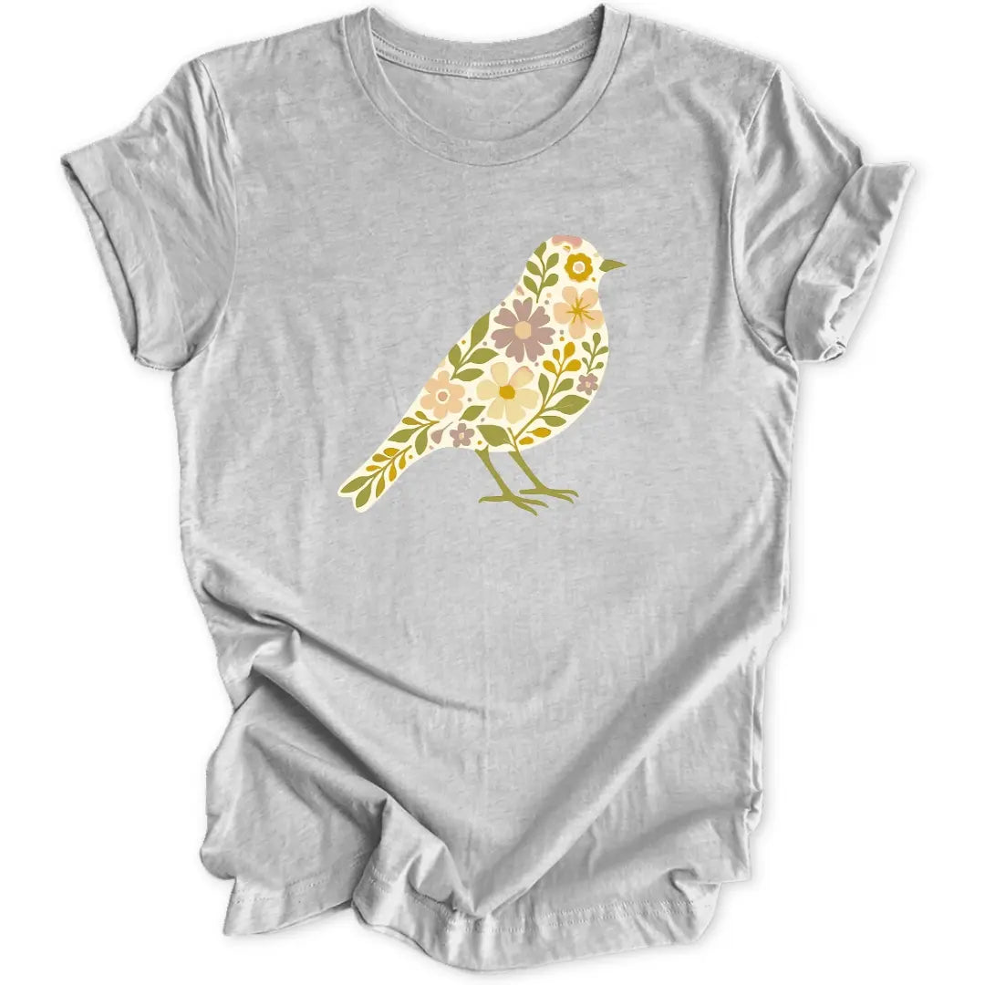Botanical Bird Unisex T-Shirt - Wild Spirit
