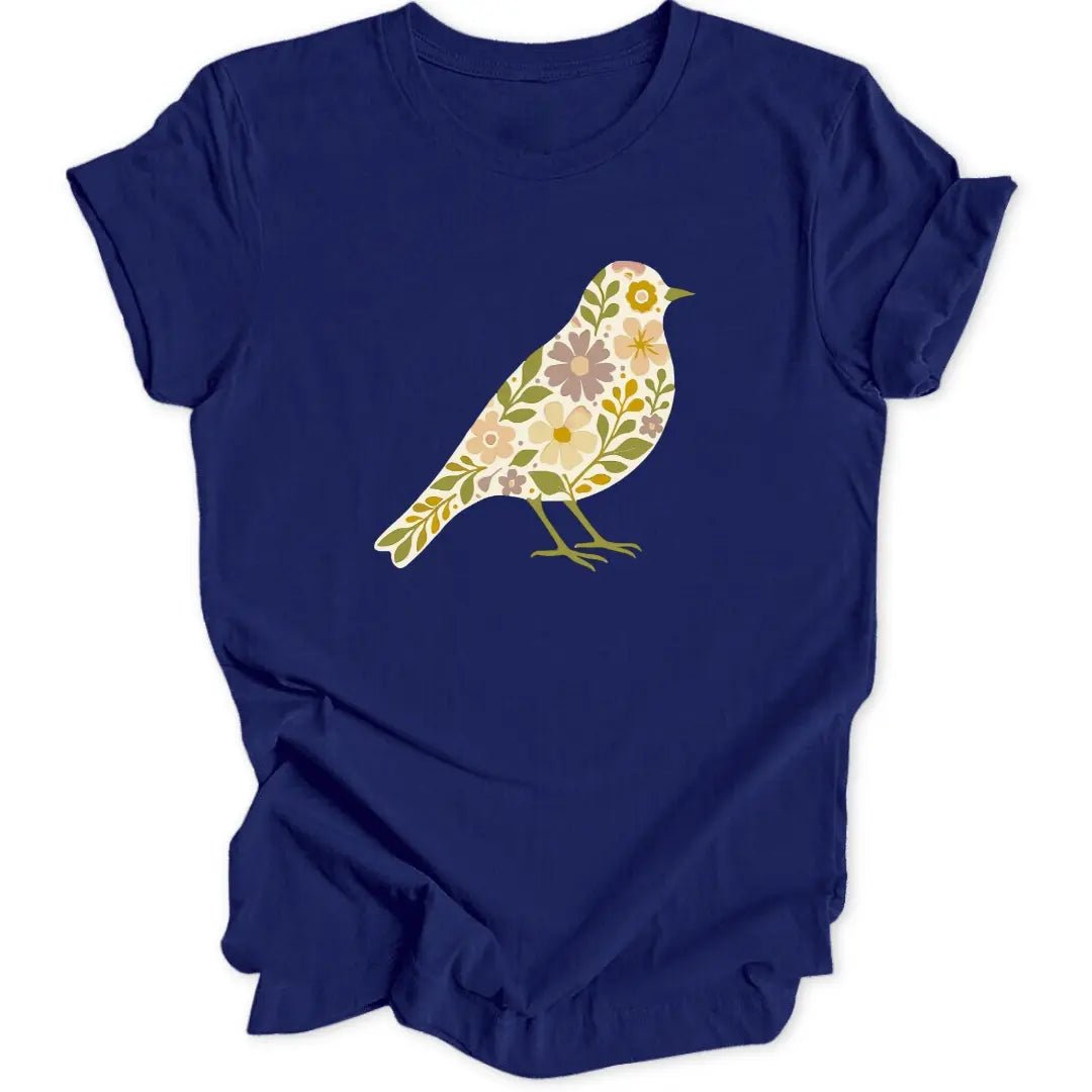 Botanical Bird Unisex T-Shirt - Wild Spirit