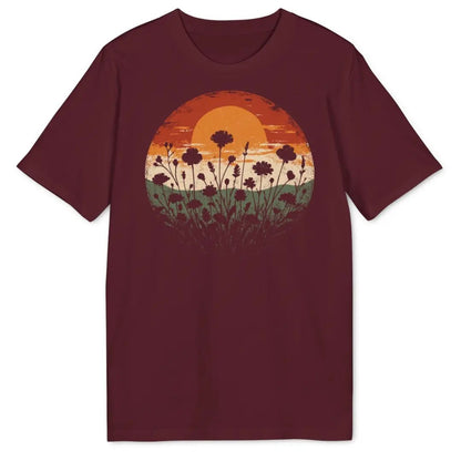 Botanical Sunset Bio T-Shirt - Wild Spirit
