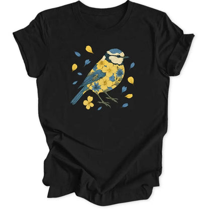 Botanische Blaumeise Unisex T-Shirt - Wild Spirit