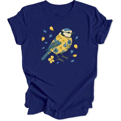 Botanische Blaumeise Unisex T-Shirt - Wild Spirit