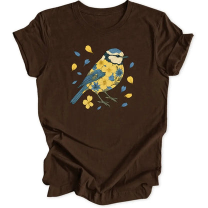 Botanische Blaumeise Unisex T-Shirt - Wild Spirit