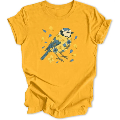 Botanische Blaumeise Unisex T-Shirt - Wild Spirit