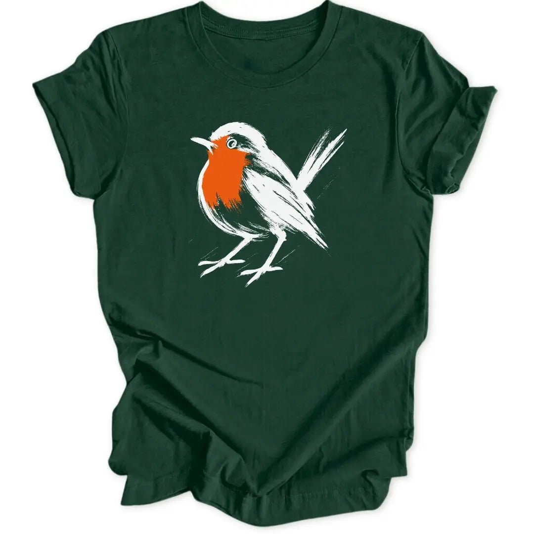 Brush Robin Unisex T-Shirt - Wild Spirit