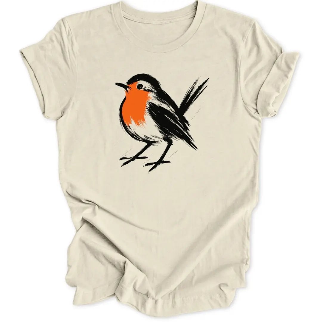 Brush Robin Unisex T-Shirt - Wild Spirit