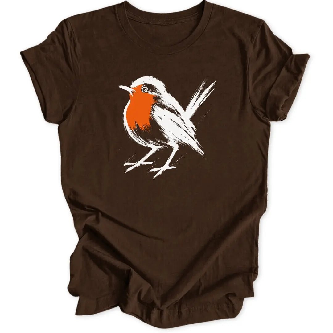 Brush Robin Unisex T-Shirt - Wild Spirit