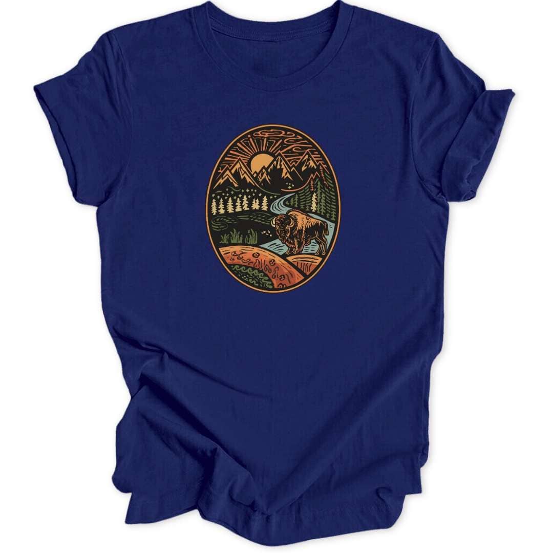 Buffalo Badge Unisex T-Shirt - Wild Spirit