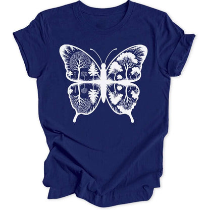 Butterfly Mirror Unisex T-Shirt - Wild Spirit