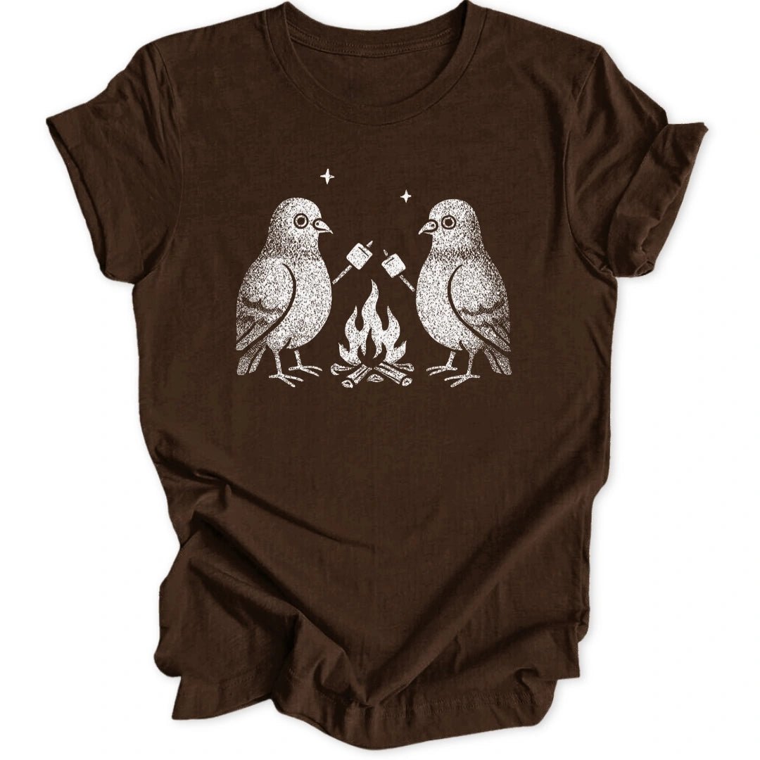 Campfire Birds Unisex T-Shirt - Wild Spirit