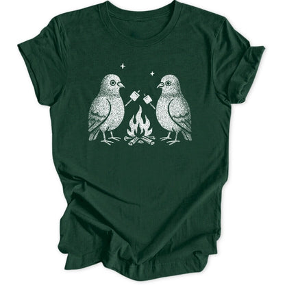 Campfire Birds Unisex T-Shirt - Wild Spirit
