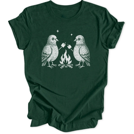 Campfire Birds Unisex T-Shirt - Wild Spirit