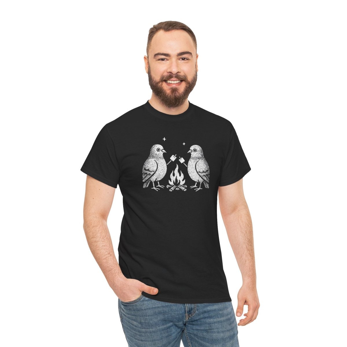 Campfire Birds Unisex T-Shirt - Wild Spirit