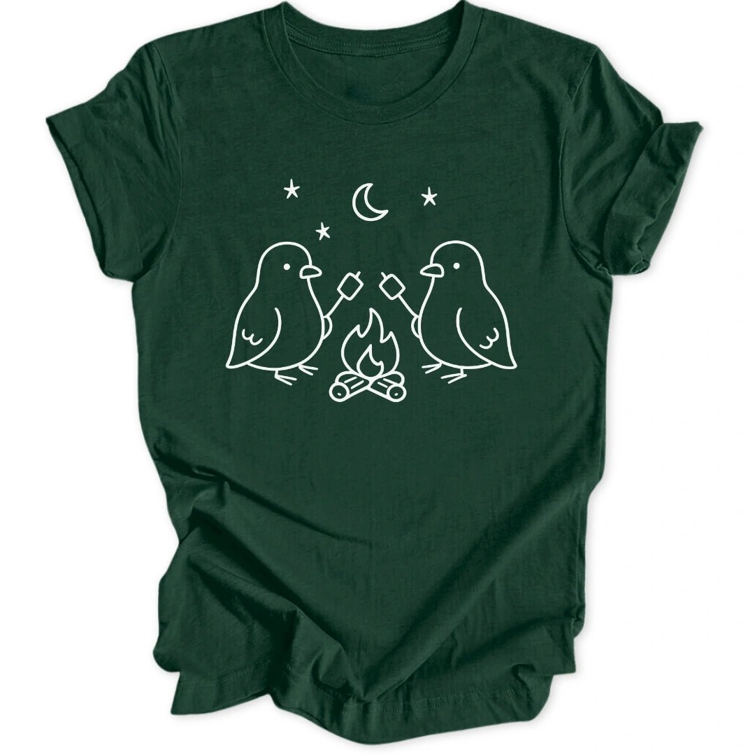 Campfire Pigeons Unisex T-Shirt - Wild Spirit