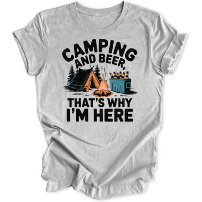 Camping & Beer T-Shirt T-Shirt Sport Grey / S
