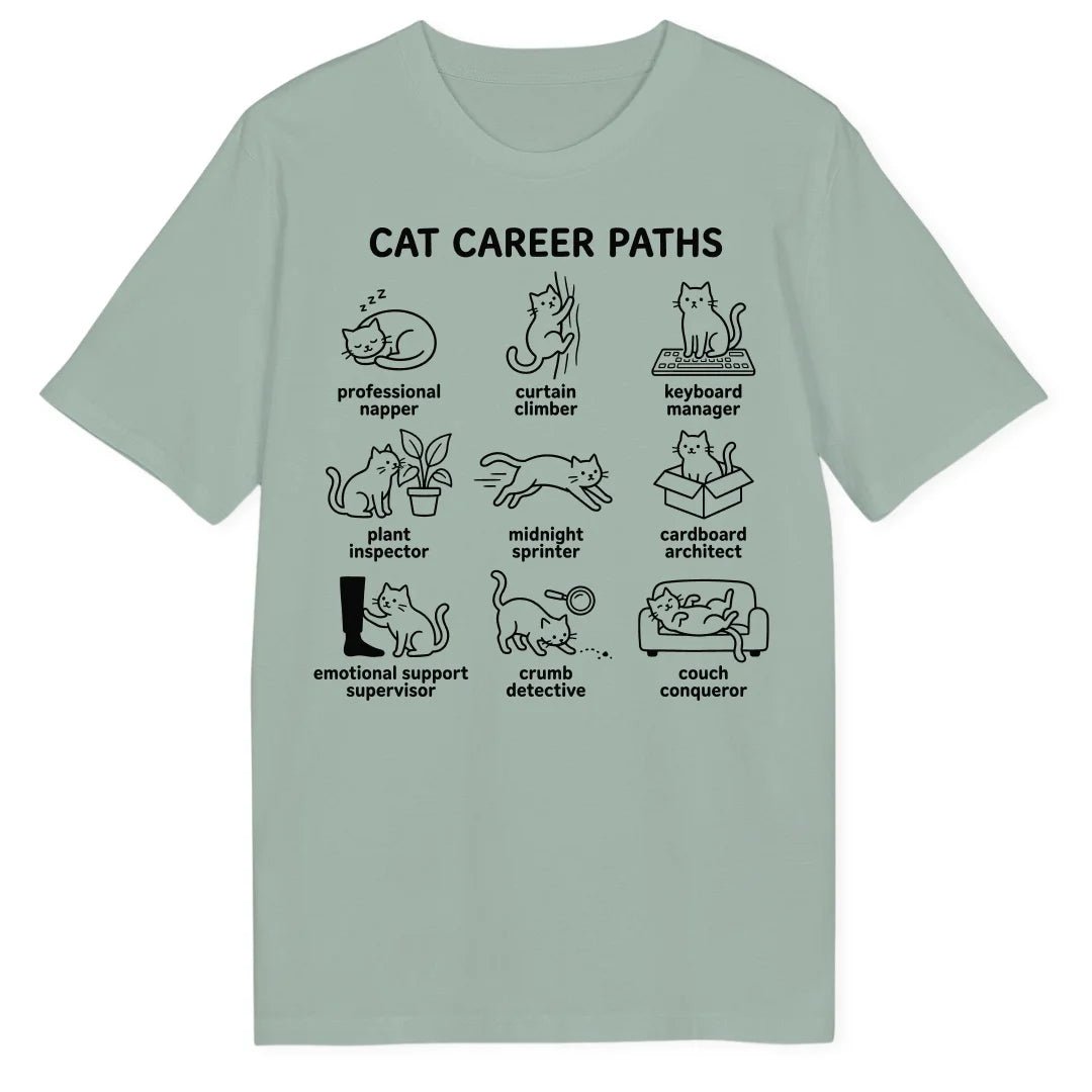 Cat Career Paths Bio T-Shirt - Wild Spirit