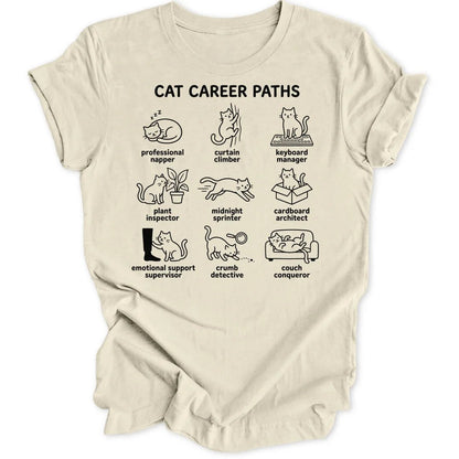 Cat Career Paths Unisex T-Shirt - Wild Spirit