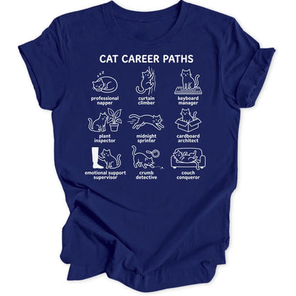 Cat Career Paths Unisex T-Shirt - Wild Spirit