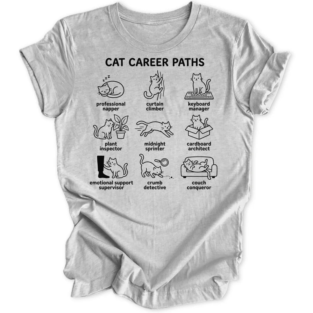 Cat Career Paths Unisex T-Shirt - Wild Spirit