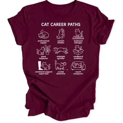 Cat Career Paths Unisex T-Shirt - Wild Spirit