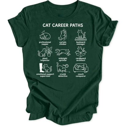 Cat Career Paths Unisex T-Shirt - Wild Spirit