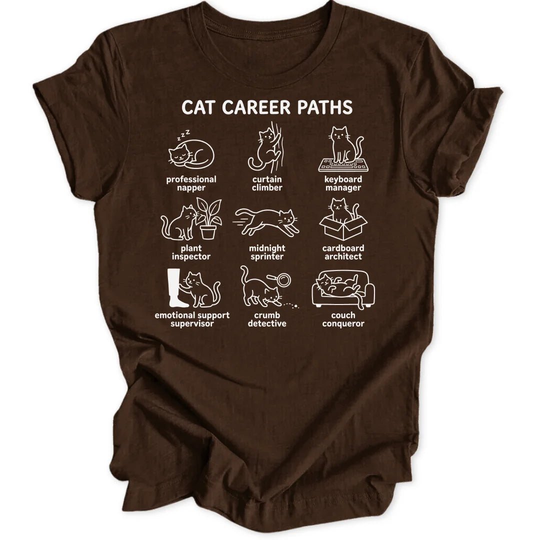 Cat Career Paths Unisex T-Shirt - Wild Spirit