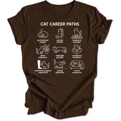 Cat Career Paths Unisex T-Shirt - Wild Spirit